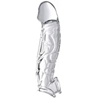 Size Matters Manga Del Pene Curvado Extensor Claro - 1 unidad- Transparente